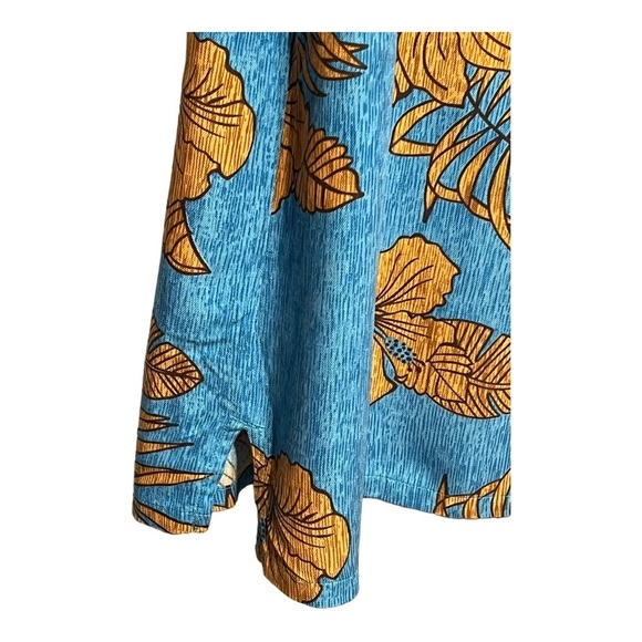 Island Republic Tropical Shirt Blue Short Sleeve Button Up Vacation Resort Wear - Picture 5 of 7